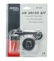 Kit d'aérographe à action unique Portable Hobby pour la peinture de couleur d'art