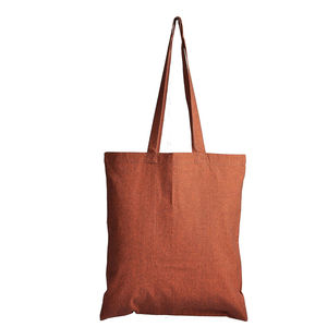Sac fourre-tout en toile de coton écologique de haute qualité Logo imprimé personnalisé Poignée réutilisable pour faire du shopping Sacs à provisions en coton personnalisés - Product Image 1