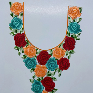 Encaje de cuello de tela de red bordado de moda para trajes étnicos indios vestidos Kurti blusa decoración cosida para trabajo de ropa de Boutique - Product Image 1