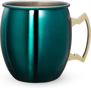 แก้วมักสแตนเลสขนาด16ออนซ์พร้อมขอบสีทองเรียบและด้ามจับดีไซน์แบบมอสโกมิวดีไซน์หรูทันสมัย - Product Image 5