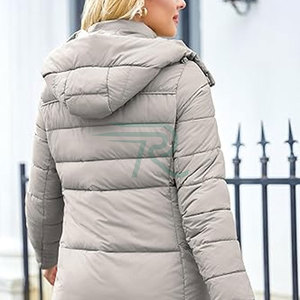 Chaquetas Cortavientos de Forro Polar Impermeables de Secado Rápido para Mujer, con Capucha Desmontable, de Poliéster/Nylon, para Invierno, Pakistán, Razorts, Gran Venta - Product Image 5