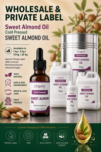 Aceite Portador de Almendras Dulces a Granel Prunus Amygdalus Dulcis Puro al 100% para Cosméticos, Masajes de Bebés y Cuidado de la Piel, Venta al por Mayor, OEM ODM - Product Image 3