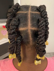 Fermagli e fiocchi per capelli Gold Daddy's Girl GaBBY (10) - Product Image 4