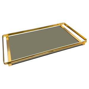 Bandeja de plato de servicio de Metal de tendencia superior para decoración de mesa de fiesta de boda Uso de servicio de catering a precio económico - Product Image 5