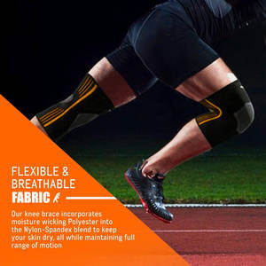 Manchon de genou flexible pour l'haltérophilie et le fitness Manchon de genou en tissu doux pour un usage quotidien - Product Image 5