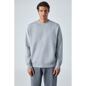 Sweat-shirt à col rond décontracté à manches longues pour homme GRIMELANGE BONELL 100% coton - Product Image 2