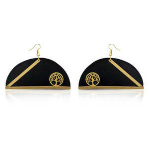 ต่างหูแบบห้อยชุบทองรูป1313201A ของ Urthn - Product Image 1