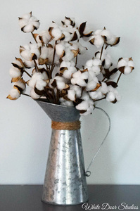 แจกันเหล็กชุบสังกะสีแนวชนบทสไตล์วินเทจกระถางดอกไม้พื้นตกแต่งผนังแขวนสำหรับตกแต่งบ้านไร่ - Product Image 2