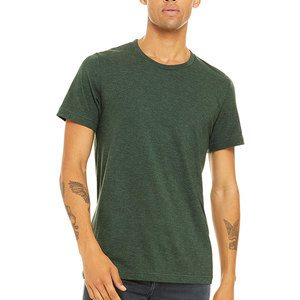 Camiseta de cuello redondo de algodón Ringspun 100% para hombre - Product Image 4