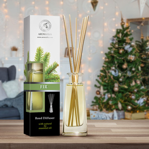 Diffuseur à bâtonnets Aromatika Aiguilles de sapin 100ml avec huile essentielle naturelle d'épicéa, parfum d'ambiance forêt longue durée - Product Image 4