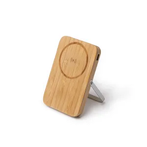 Powerbank Promozionale Personalizzato in Bambù con Granato, Gadget Personalizzati - Product Image 5
