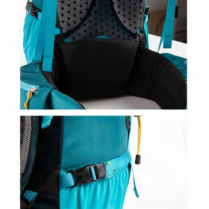 Sac à dos de voyage réfléchissant personnalisé de grande taille, nouveau design, en maille souple, antivol, imperméable, en polyester, sacs de randonnée à la mode - Product Image 3