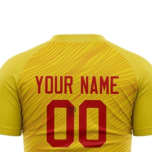 เสื้อฟุตบอลสำหรับผู้ชายเสื้อแบบแห้งเร็วเสื้อคอกลมแขนสั้นผ้าเจอร์ซี่พิมพ์ซับลิเมชันใหม่ล่าสุด - Product Image 6