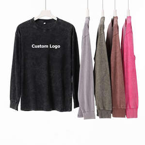 เสื้อออกกำลังกายผ้าฝ้าย100% ผู้ชาย, เสื้อออกกำลังกายย้อนยุควินเทจเสื้อยืดแขนสั้นระบายอากาศได้อย่างรวดเร็ว - Product Image 1