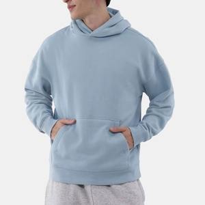 Sudaderas con Capucha Casuales de Invierno para Hombre, Hechas a Medida, 2025, 100% Algodón, Felpa, 350g, Diseño Liso, Teñido Uniforme, Transpirable, Anti-Pilling - Product Image 1