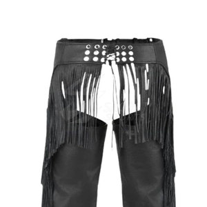 เสื้อผ้าแฟชั่นสำหรับผู้หญิงกางเกงหนังเอวขนาดกลางสำหรับฤดูหนาว - Product Image 6