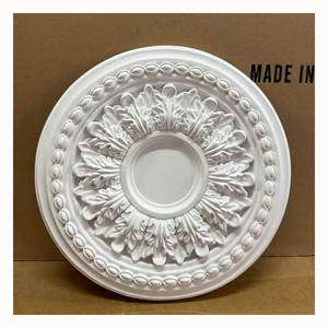 Medallón de Techo de Poliuretano Ecológico Europeo para Villas y Hoteles, Precio de Fábrica, para Redecoración del Hogar - Product Image 2