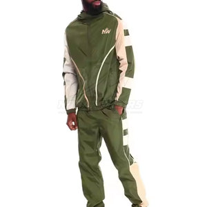 Conjuntos de Chaqueta Cortavientos para Hombre, Chaqueta de Alto Rendimiento y Pantalones a Juego, Proveedor de Ropa Deportiva para Actividades al Aire Libre - Product Image 4
