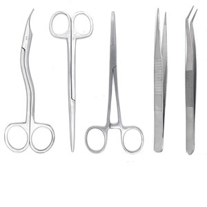 Kit de disección para estudiantes de medicina con bolsa para instrumentos quirúrgicos manuales, herramientas quirúrgicas básicas esenciales para cirugía de columna ósea - Product Image 4