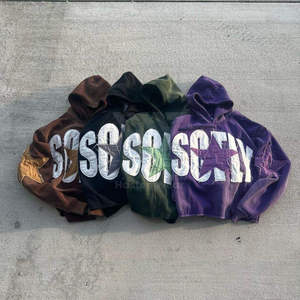 Ensemble survêtement et sweat à capuche avec logo brodé personnalisé, de haute qualité, pantalon de survêtement et sweat à capuche, ensemble deux pièces, jogging - Product Image 5