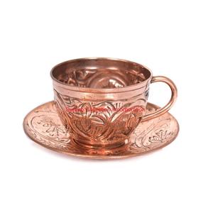 Vintage Golden Stainless Steel Coffee <b>Tea</b> <b>Cup</b> <b>And</b> <b>Saucer</b> Set With Spoon Elegant Vintage Metal Mug For Home <b>And</b> Hotel Supply - Product Image 5