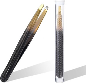 Pinzas de Cejas Profesionales de Acero Inoxidable para Salón de Belleza, Puntiagudas, Ligeras, Ecológicas, Herramienta de Maquillaje, Etiqueta Personalizada, Alta Calidad - Product Image 1