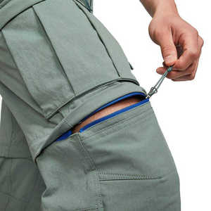 Pantalones Cargo Rectos de Lana para Hombre, Estilo Formal de Verano, Cierre con Cordón, Lavado Medio, Transpirables, Novedad 2025 - Product Image 4