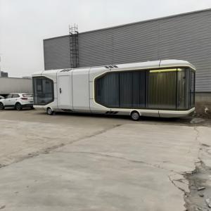 Minuscule Maison capsule en acier de luxe Mini villa préfabriquée avec remorque de bateau pour hôtel de villégiature ou <span class=keywords><strong>jardin</strong></span> <span class=keywords><strong>Espace</strong></span> modulaire - Product Image 3