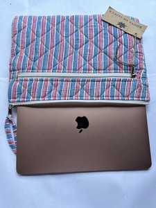 Funda acolchada de algodón para ordenador portátil, funda para Mac-book, funda para ordenador portátil, bolsa hinchada con cremallera, funda para mesa, bolsa de negocios Unisex para mujer - Product Image 6