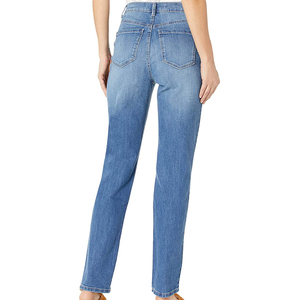 Pantalones de mezclilla informales de longitud regular para mujer, pantalones vaqueros inferiores de mujer de alta calidad de último diseño de Color sólido personalizado para mujer - Product Image 5