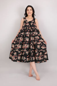 Vestido de noche largo de algodón de moda para mujer Suave de secado rápido Transpirable Suave Todas las estaciones Camisón elegante - Product Image 2