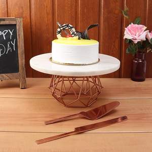 ผู้ผลิตที่เชื่อถือได้ จานเค้กหินอ่อนสำหรับจัดแสดงขนมหวานในวันหยุด เหมาะสำหรับการอบขนมในเทศกาลและการสังสรรค์ของครอบครัวตามฤดูกาล - Product Image 2