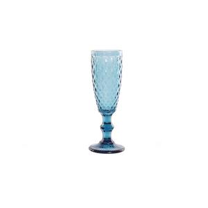 Verre de cristal gravé bleu 150ml Autre produit d'artisanat en cristal - Product Image 1