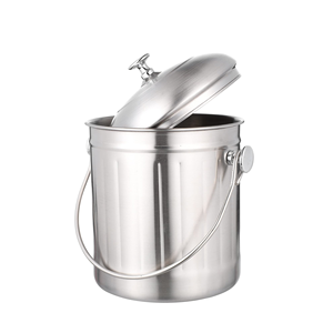 Handmade Metal <b>Ice</b> <b>Bucket</b> <b>Lid</b> <b>with</b> Unique Foreign Design Customizable Size Shape for Bar Parties Beverages Packaged in Carton - Product Image 1