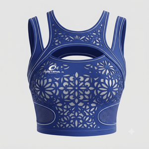 Sujetador Deportivo para Mujer, de Spandex/Poliéster, Alta Sujeción, Transpirable, para Fitness, Gimnasio, Yoga, Secado Rápido, Color Personalizable - Product Image 6