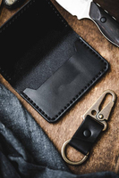 Dompet Kartu RFID Kulit Sapi Asli Gaya Vintage Tahan Lama LCH-0302 Multi-Fungsi Tanpa Penutup untuk Kartu Kredit
