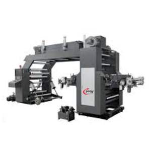 Machine d'impression flexographique entièrement automatique pour sacs de ciment de 30 pouces, 10 couleurs, fabriquée en Inde, avec guide électronique de ruban et freinage automatique, 80 m/min - Product Image 3