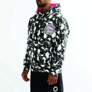 Conjunto de cordón de Sudadera con capucha para exteriores de color sólido, Sudadera con capucha para hombre con diseño único, suéter con capucha y Bolsillo grande - Product Image 3