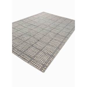 Tapis Adwv-13075 Abrash gris et noir en laine et viscose à tissage plat pour usage domestique - Product Image 2