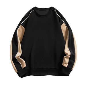 Sweat-shirt à col rond tendance streetwear pour homme automne 2025, personnalisable, patchwork hip-hop, broderie, lavage, tissage chaud, sweat-shirt d'hiver - Product Image 6