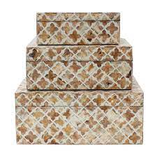 กระดูกฝังเครื่องประดับกล่องบรรจุภัณฑ์ร้อนขายเป็นมิตรกับสิ่งแวดล้อมกระดูกฝังออกแบบเครื่องประดับและกล่องเก็บอินเดียมือทำผลิตภัณฑ์ - Product Image 4