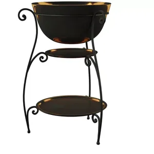 Enfriador de vino de metal grande de alta calidad con soporte para enfriador de champán y cubo de hielo de cerveza para servir en Bar - Product Image 6