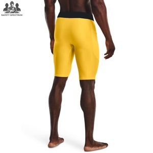 Customized Logo Adult Size <b>Men</b> Sporty Mid <b>Compression</b> <b>Shorts</b> Elastic Waist Active Wear Solid Eco-Friendly Breathable Quick Dry - Product Image 4
