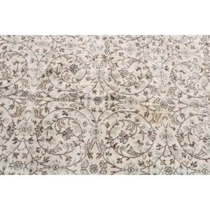 พรมตุรกีวินเทจ ขนาด 5.3x9.1 ฟุต (162x277 ซม.) พรมขนสัตว์สีน้ำตาล - Product Image 5