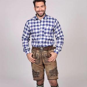 Chemise décontractée pour homme | T-shirt à manches longues 100% coton personnalisé avec motif solide classique - Product Image 6