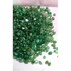 693 piezas de Esmeralda natural 5x4 6x4 7x5mm cabujón ovalado 211 Cts lote Iroc ventas buena calidad cabina de piedras preciosas US $85 para todos - Product Image 4