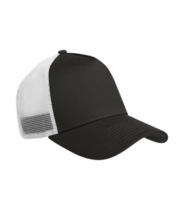 Sombrero de camionero bordado de malla con letras en blanco de alta calidad, sombrero de béisbol de malla hecho a medida, diseña tu propio logotipo, Panel de malla de espuma - Product Image 3