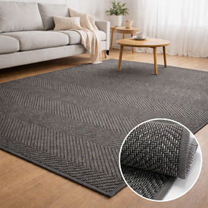 Alfombra de Interior con Textura Espigada de Primera Calidad, Suave y Antideslizante para Sala de Estar, Lavable y Plegable para el Hogar - Product Image 1