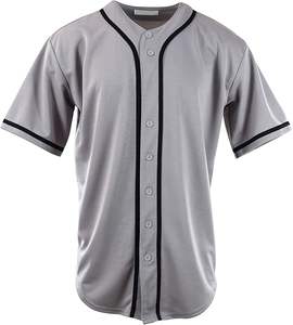 Quick Dry Breathable Baseball Jersey Comfortable <b>Mens</b> Plain Solid Color Baseball Jersey Made in Pakistan - Product Image 1