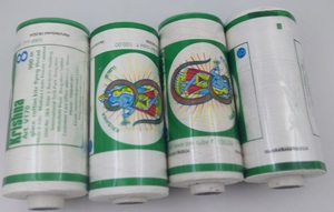 กฤษณะว่าวกลางแจ้งแข็งแรงทนทานเกลียวที่กำลังบินอยู่ในระดับสูง20/2 30/2 40/2ผ้าฝ้ายสีขาวหนาและว่าวเย็บผ้าโพลีเอสเตอร์900เมตร - Product Image 4